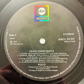 Poco – Head Over Heels LP (NM) - schallplattenparadis