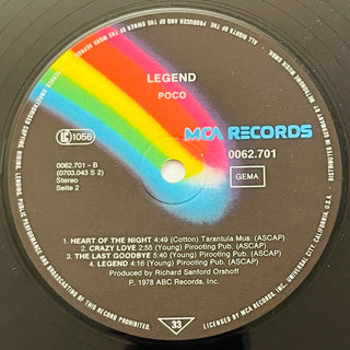 Poco – Legend LP mit OIS (NM) - schallplattenparadis