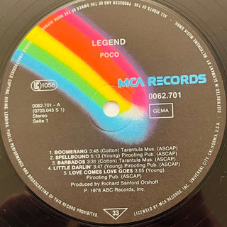 Poco – Legend LP mit OIS (NM) - schallplattenparadis