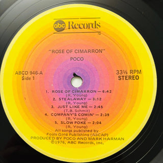 Poco – Rose Of Cimarron LP (NM) - schallplattenparadis