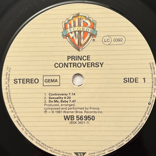 Prince ‎– Controversy LP (VG+) - schallplattenparadis