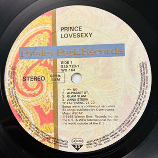 Prince – Lovesexy LP mit OIS (VG+) - schallplattenparadis