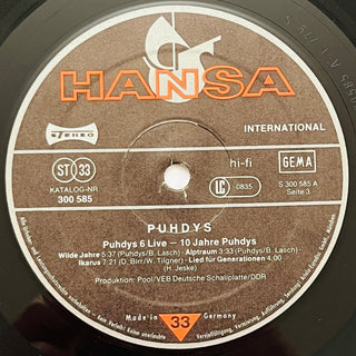 Puhdys ‎– Puhdys 6 Live Doppel LP (NM) - schallplattenparadis