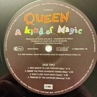 Queen – A Kind Of Magic LP mit OIS (VG+) - schallplattenparadis