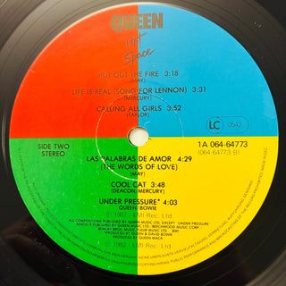 Queen – Hot Space LP mit OIS (VG+) - schallplattenparadis