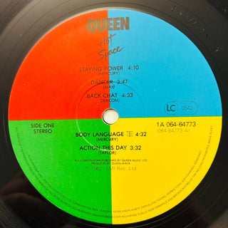 Queen – Hot Space LP mit OIS (VG+) - schallplattenparadis