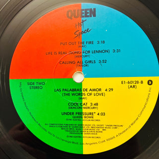 Queen ‎– Hot Space LP (VG+) - schallplattenparadis