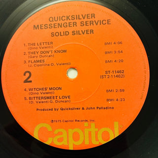 Quicksilver Messenger Service – Solid Silver LP (VG+) - schallplattenparadis