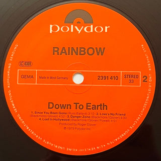 Rainbow ‎– Down To Earth LP (VG+) - schallplattenparadis