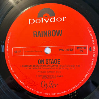Rainbow – On Stage Doppel LP mit OIS (NM) - schallplattenparadis