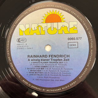 Rainhard Fendrich ‎– A Winzig Klaner Tropfen Zeit LP (NM) - schallplattenparadis