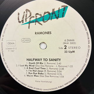 Ramones ‎– Halfway To Sanity LP mit OIS (NM) - schallplattenparadis