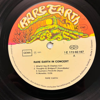 Rare Earth ‎– Rare Earth In Concert Doppel LP mit Beiblatt (NM) - schallplattenparadis