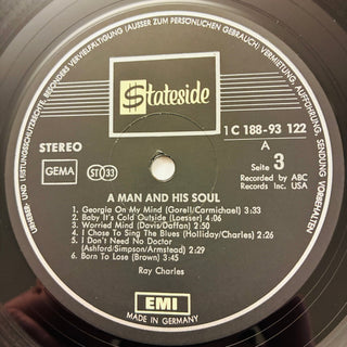Ray Charles – A Man And His Soul Doppel LP (NM) - schallplattenparadis