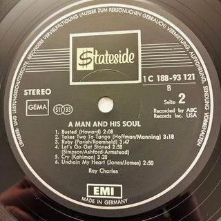 Ray Charles – A Man And His Soul Doppel LP (NM) - schallplattenparadis