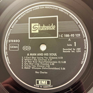 Ray Charles – A Man And His Soul Doppel LP (NM) - schallplattenparadis