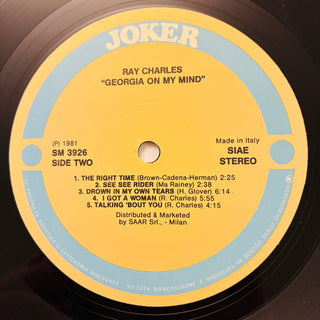 Ray Charles ‎– Georgia On My Mind LP (VG+) - schallplattenparadis