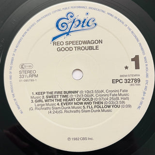 REO Speedwagon – Good Trouble LP mit OIS (NM) - schallplattenparadis