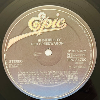 REO Speedwagon ‎– Hi Infidelity LP mit OIS (NM) - schallplattenparadis