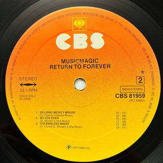 Return To Forever – Musicmagic LP mit OIS (VG+) - schallplattenparadis
