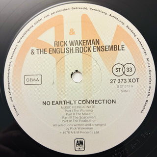 Rick Wakeman And The English Rock Ensemble – No Earthly Connection LP mit OIS (NM) - schallplattenparadis