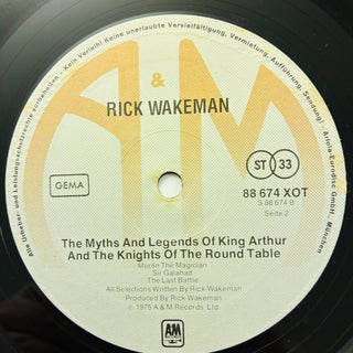 Rick Wakeman – The Myths And Legends Of King Arthur And The Knights Of The Round Table LP mit Booklet (NM) - schallplattenparadis