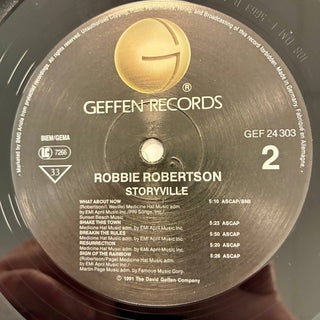 Robbie Robertson ‎– Storyville LP mit OIS und Beiblatt (NM) - schallplattenparadis