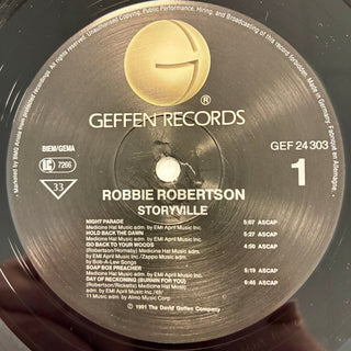 Robbie Robertson ‎– Storyville LP mit OIS und Beiblatt (NM) - schallplattenparadis