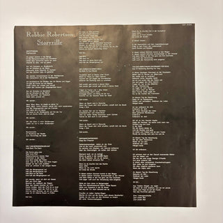 Robbie Robertson ‎– Storyville LP mit OIS und Beiblatt (NM) - schallplattenparadis