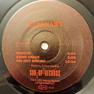 Robert Merdzo ‎– Katarakt LP mit OIS (VG+) - schallplattenparadis