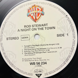 Rod Stewart – A Night On The Town LP (VG+) - schallplattenparadis