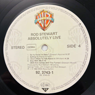 Rod Stewart – Absolutely Live Doppel LP (NM) - schallplattenparadis