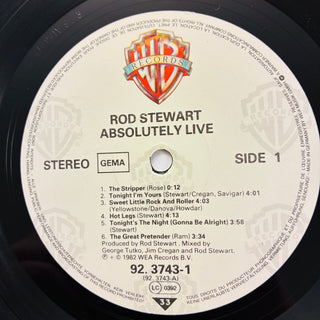 Rod Stewart – Absolutely Live Doppel LP (NM) - schallplattenparadis