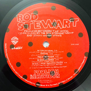 Rod Stewart ‎– Foolish Behaviour LP mit OIS (VG+) - schallplattenparadis