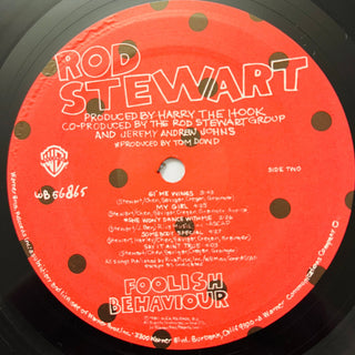 Rod Stewart ‎– Foolish Behaviour LP mit OIS (VG+) - schallplattenparadis