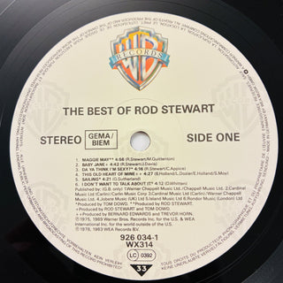 Rod Stewart ‎– The Best Of Rod Stewart LP (NM) - schallplattenparadis