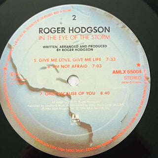 Roger Hodgson ‎– In The Eye Of The Storm LP mit OIS (NM) - schallplattenparadis