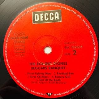 Rolling Stones – Beggars Banquet LP (VG+) - schallplattenparadis