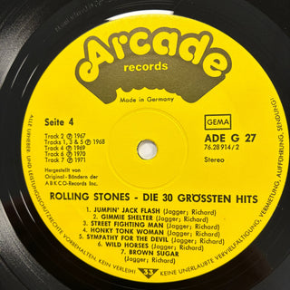 Rolling Stones ‎– Die 30 Größten Hits In Originalaufnahmen Doppel LP (VG+) - schallplattenparadis
