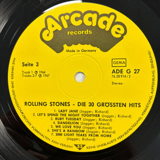 Rolling Stones ‎– Die 30 Größten Hits In Originalaufnahmen Doppel LP (VG+) - schallplattenparadis