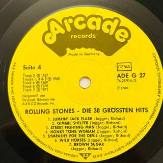 Rolling Stones ‎– Die 30 Größten Hits In Originalaufnahmen Doppel LP (NM) - schallplattenparadis