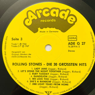 Rolling Stones ‎– Die 30 Größten Hits In Originalaufnahmen Doppel LP (NM) - schallplattenparadis