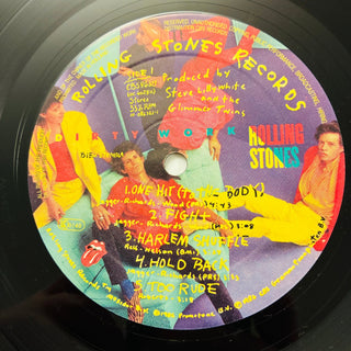 Rolling Stones ‎– Dirty Work LP mit OIS (VG+) - schallplattenparadis