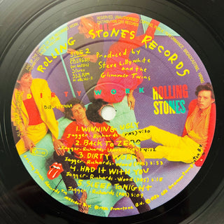 Rolling Stones ‎– Dirty Work LP mit OIS (VG+) - schallplattenparadis