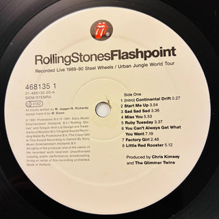 Rolling Stones ‎– Flashpoint LP (VG+) - schallplattenparadis