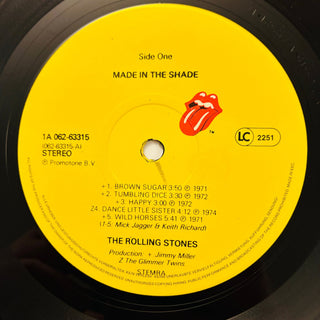 Rolling Stones ‎– Made In The Shade LP mit OIS (VG+) - schallplattenparadis