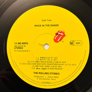 Rolling Stones ‎– Made In The Shade LP mit OIS (VG+) - schallplattenparadis
