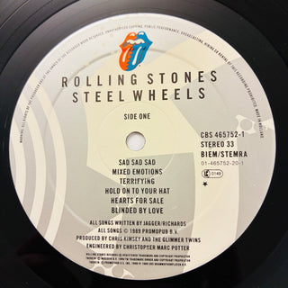 Rolling Stones ‎– Steel Wheels LP mit OIS (NM) - schallplattenparadis