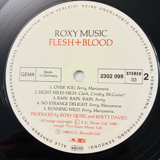 Roxy Music – Flesh + Blood LP mit OIS (NM) - schallplattenparadis