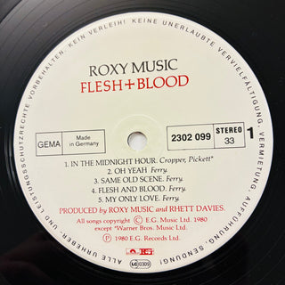 Roxy Music – Flesh + Blood LP mit OIS (VG+) - schallplattenparadis